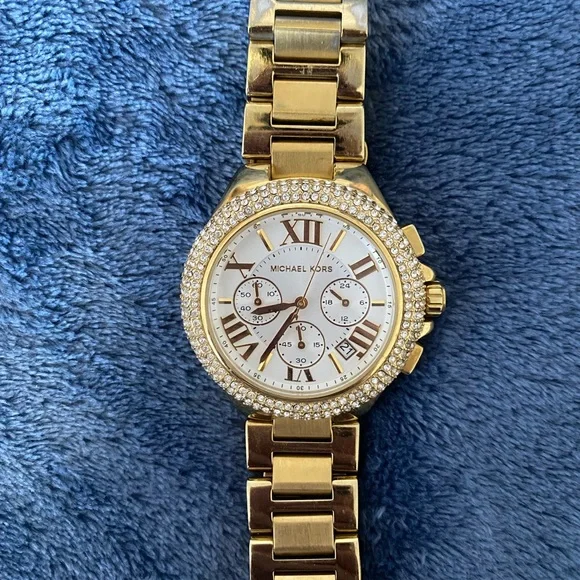 Michael Kors | Accessories | Michael Kors Gold And White  display picture 3